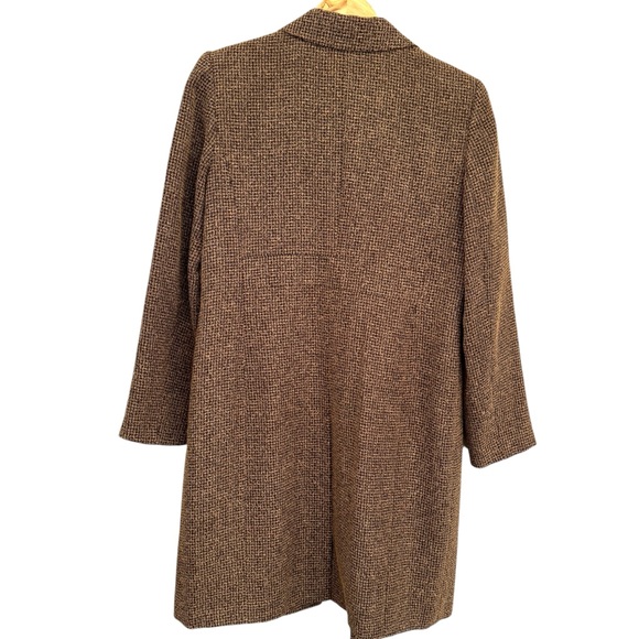 Vintage John Paul Richard Check Plaid Blazer Coat Size 12 - Picture 8 of 10